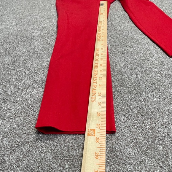 Banana Republic womens sloan chino pants sz 2 mid rise red business casual work - Picture 6 of 12